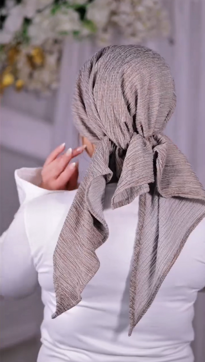 Grace Crepe Tie-Back Turban Scarf