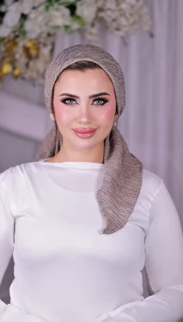 Grace Crepe Tie-Back Turban Scarf