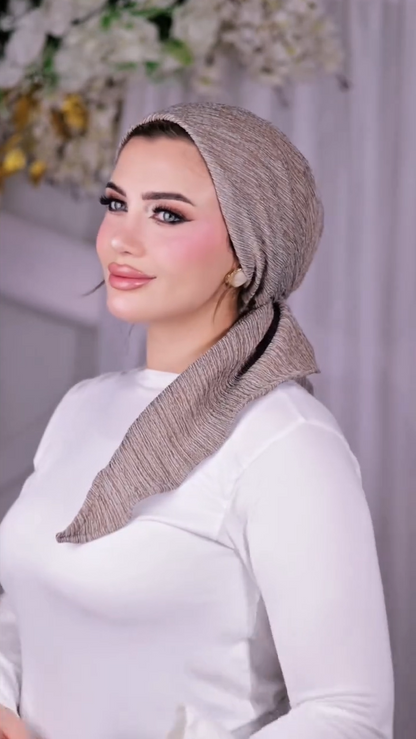Grace Crepe Tie-Back Turban Scarf