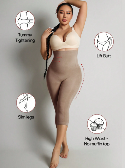 3-in-1 Shapewear Capri Leggings
