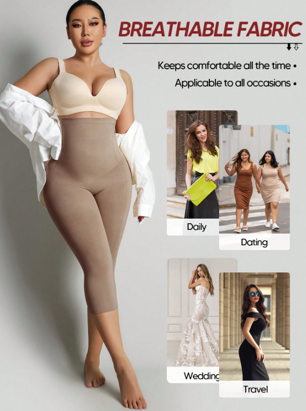 3-in-1 Shapewear Capri Leggings