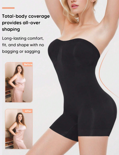Women's Strapless Shapewear Bodysuit for Tummy Control
