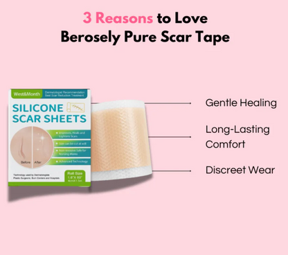 Silicone Scar Medical Skin Care & Pimples Removel Tape