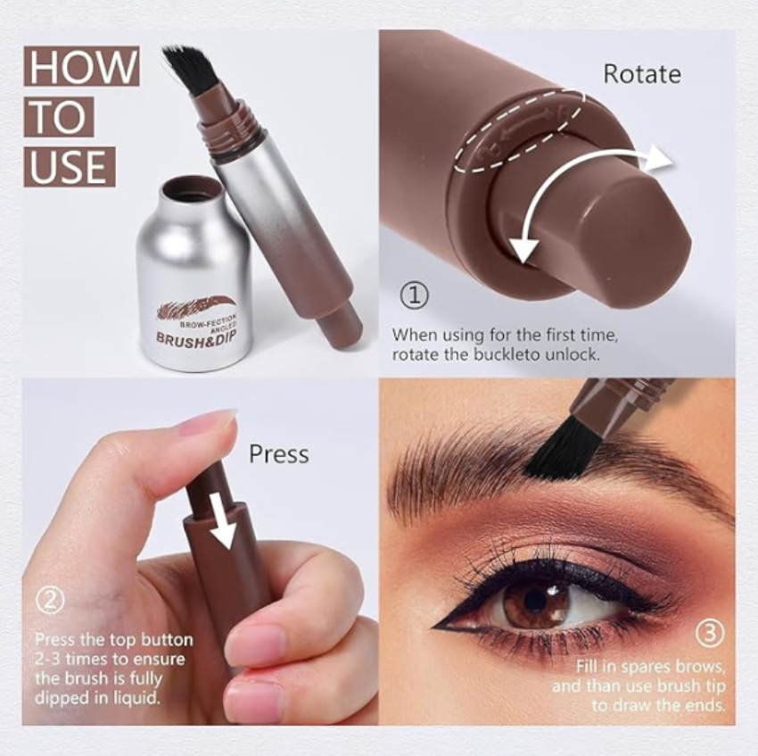 Brow-Fection Angled Brush & Dip