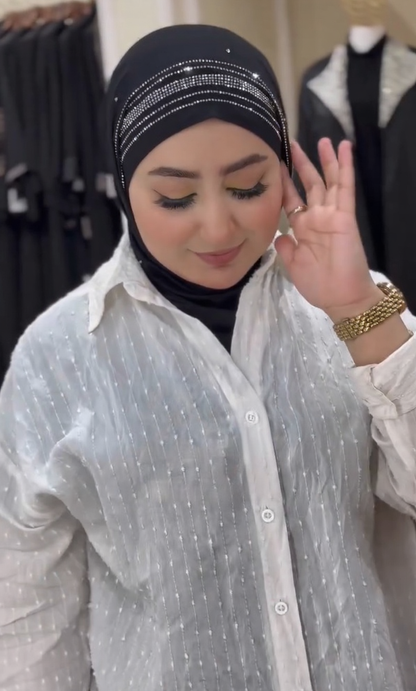 Luxe Spark Rhinestone Head Scarf