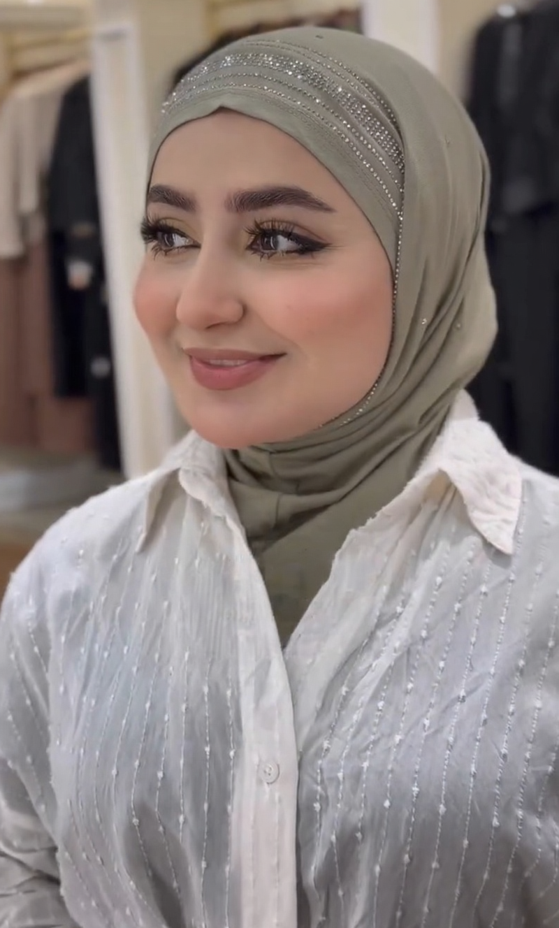 Luxe Spark Rhinestone Head Scarf