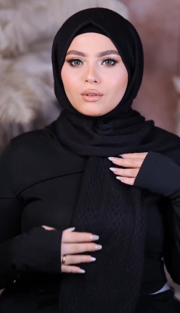 Effortless Stretch Warm Ribbed Shawl Scarf