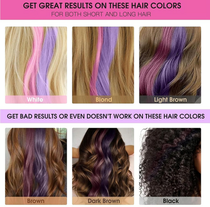 Hair Chalk Comb Temporary Hair Color Dye + (Free Gift)