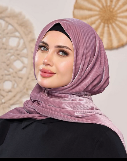 Effortless Warm Velvet-Silk Shawl Hijab
