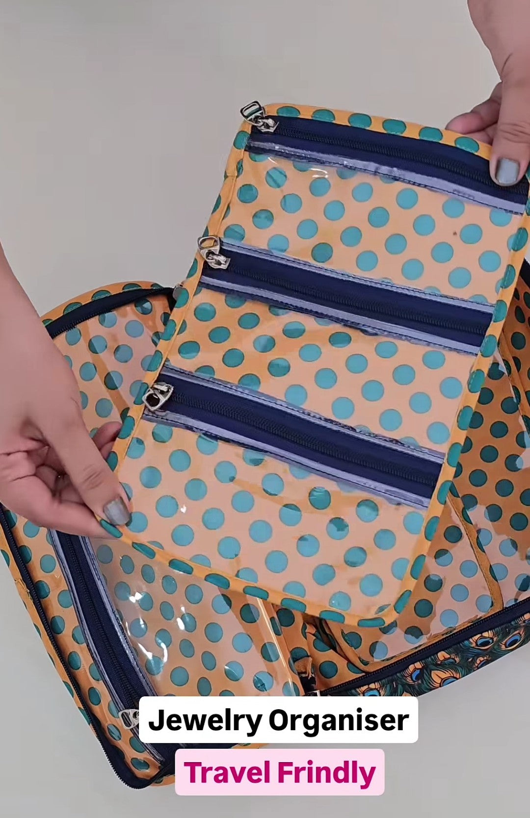 Large Jewellery Organizer Box (1Bag + 6Pouches)