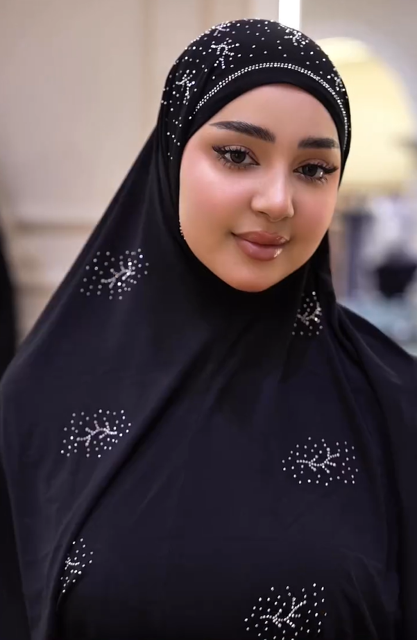 Luxe Shine Rhinestone Headscarf