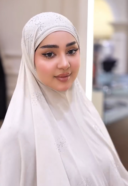 Luxe Shine Rhinestone Headscarf