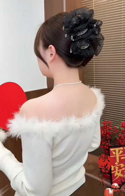 Fan Tassel Stylish Hair Claw Clip