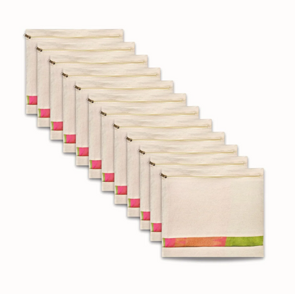 Reusable Cotton Saree Covers With Zip for Storage