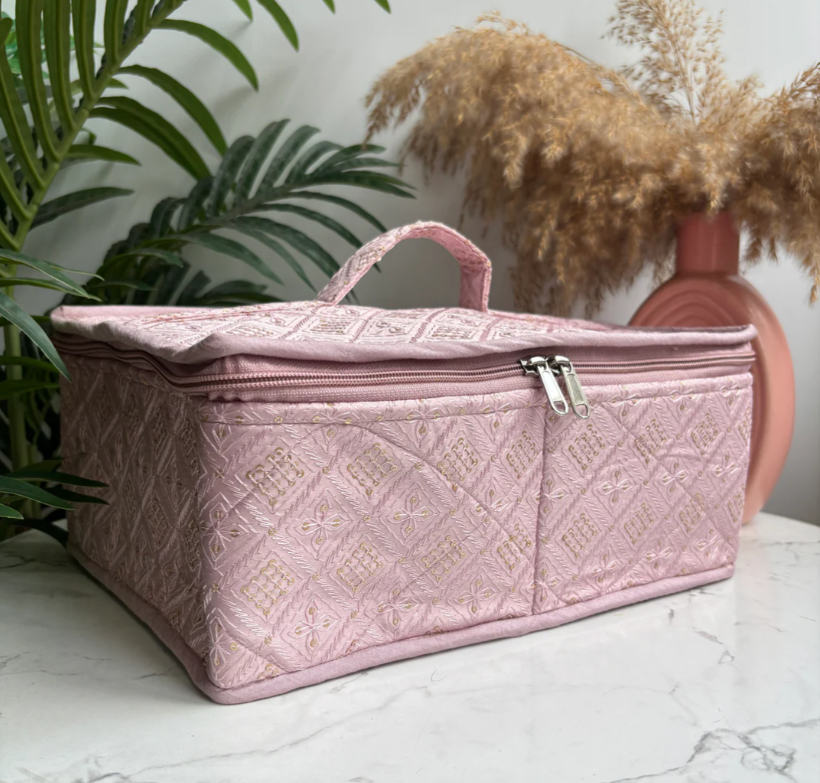 Transparent Multi-Compartment Jewelry Storage Box