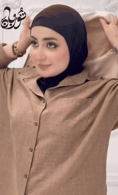 Luxe Sparkling Warm Elastic Hijab Stoler