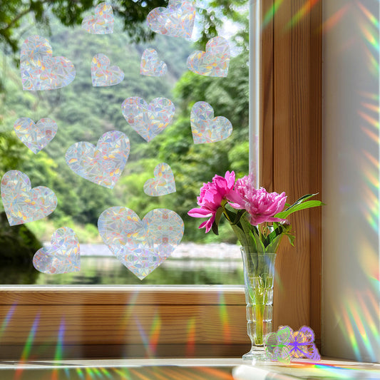 Sun Catcher Colorful Laser Glass Paper Rainbow