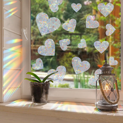 Sun Catcher Colorful Laser Glass Paper Rainbow