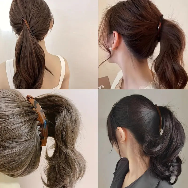 Non-Slip Double-Tooth Banana Hair Clips