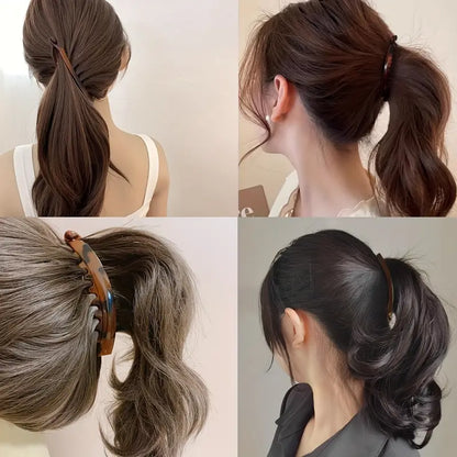 Non-Slip Double-Tooth Banana Hair Clips