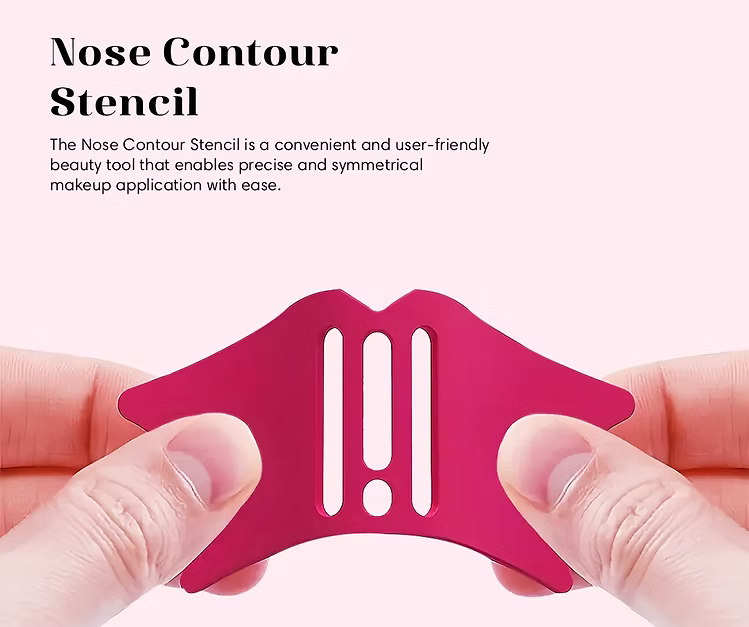 4 in 1 Silicone Eyeliner & Nose Contour Face Stencil