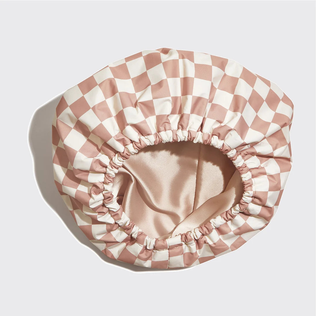 Satin-Lined Flexi Luxury Shower Cap