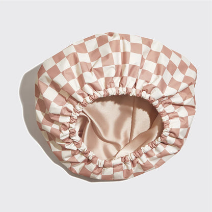 Satin-Lined Flexi Luxury Shower Cap