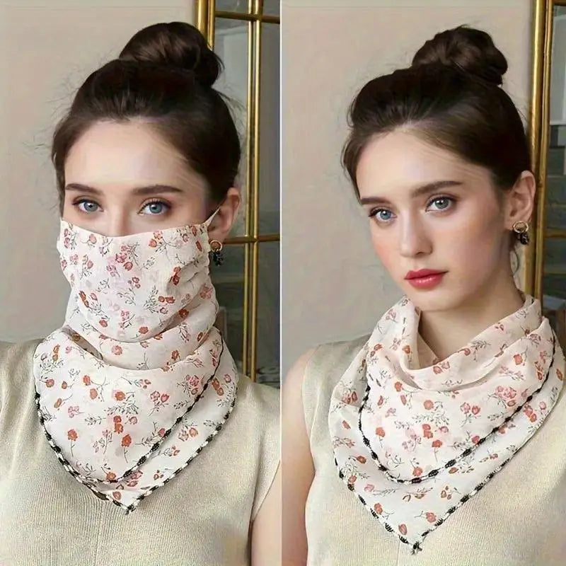 Sun-Protective Face Mask & Neck Gaiter Scarf