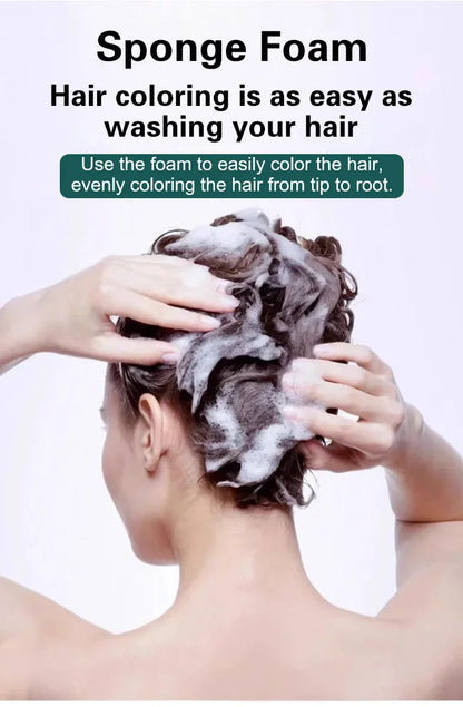 Non-Irritating Plant Extract Hair Dye Shampoo