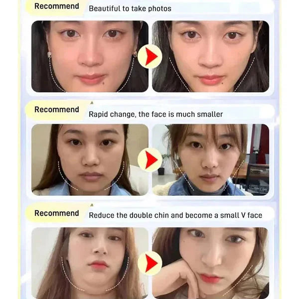Black Double Chin Reduce Face Lifting Mask