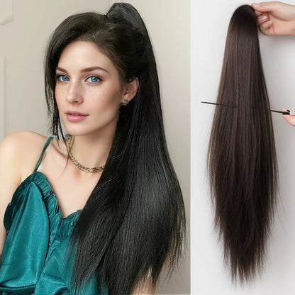 Clip-In Straight Ponytail Hair Extension