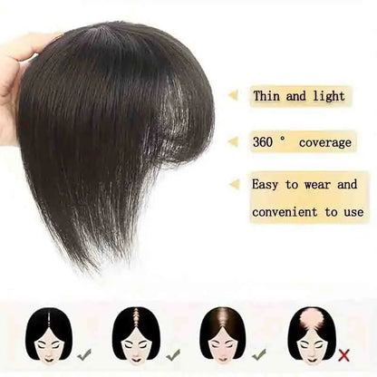 Sowee Synthetic Hair Toupee with Bangs