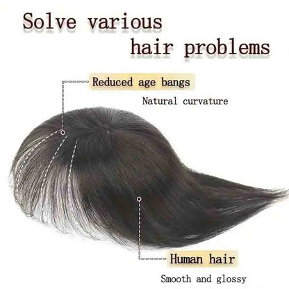 Sowee Synthetic Hair Toupee with Bangs