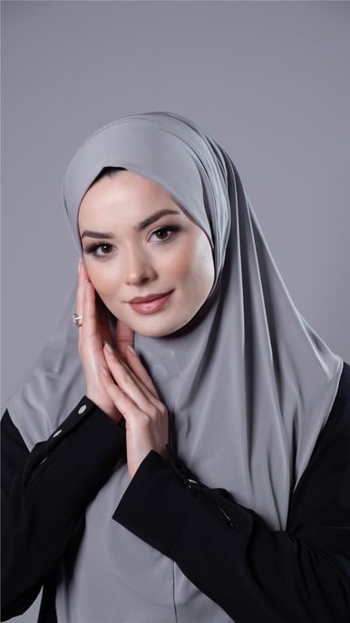 Practical Ready-made Interlocking Hijab Scarf