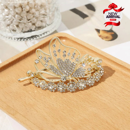 Butterfly Twist Peacock Hair Clip