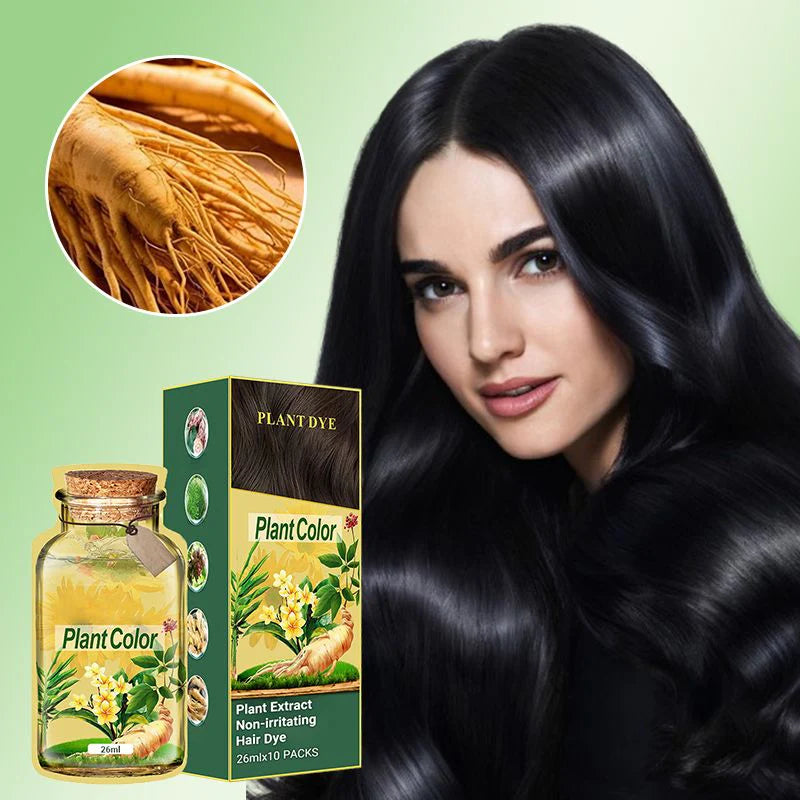 Non-Irritating Plant Extract Hair Dye Shampoo