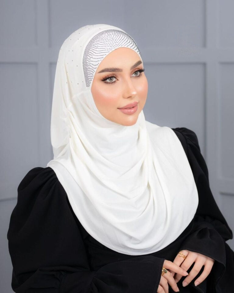 Princess Luxe Hijab Studded With Rhinestones